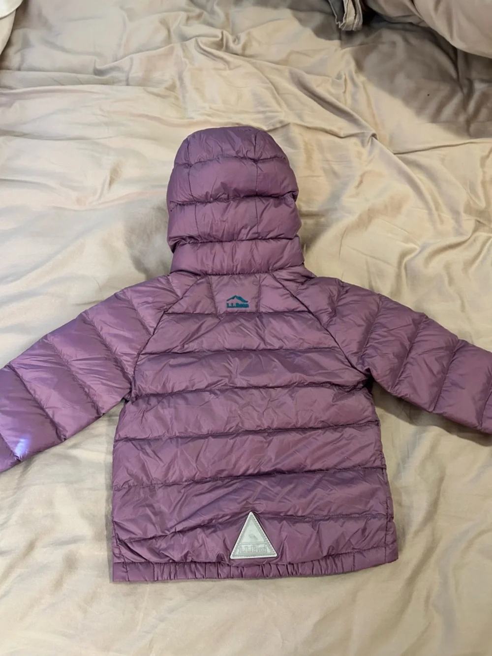 LL. Bean Infant Baby 12-18 Months Purple Ultralight 650 Down Jacket